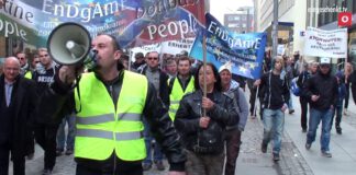 4. EnDgAmE Demo in Chemnitz – Der Marsch (18.04.2015)