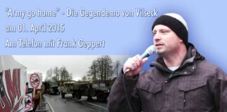 Nachgefragt… Protest gegen US Panzer – Telefonat mit Frank Geppert