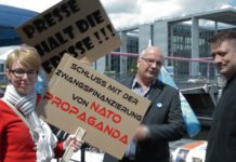 GEZ-Protest in Berlin am 30.05.2015