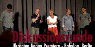 Fragerunde zur Filmpremiere von „Ukrainian Agony“ am 18. Juli 2015