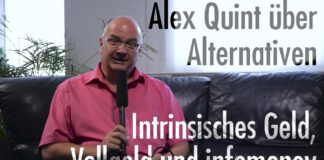 Alex Quint benennt Alternativen zum derzeitigen Finanzsystem (Teil 1)