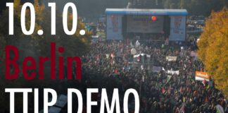250.000 Demonstranten in Berlin! Nein zu TTIP & CETA (10.10.2015)