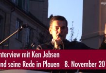 Interview mit Ken Jebsen und seine Rede in Plauen