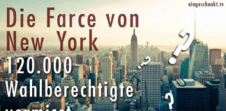 Die Farce von New York – 120000 Wahlberechtigte vermisst Die Farce von New York