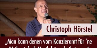 Christoph Hörstel beim 1. Friedensfest am See am 17.09.2016