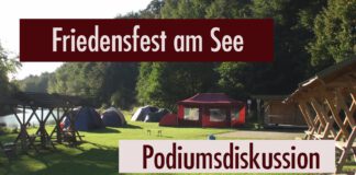 1. Friedensfest am See 2016 – Podiumsdiskussion am 17.09.2016