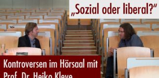 „Sozial oder liberal?“ – Kontroversen im Hörsaal mit Prof. Dr. Heiko Kleve