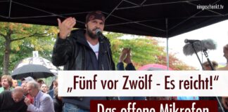 „Fünf vor Zwölf – Es reicht“ – Demo. Das offene Mikrofon (01.10.2016)