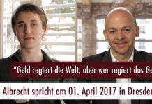 Rico Albrecht referiert am 01.04.2017 in Dresden zum Thema Finanzsystem