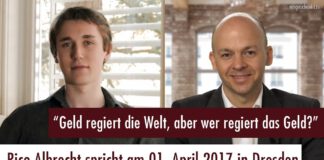 Rico Albrecht referiert am 01.04.2017 in Dresden zum Thema Finanzsystem