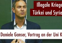 Illegale Kriege: Türkei und Syrien, Dr. Daniele Ganser an der Universität in Köln (03.06.2017)