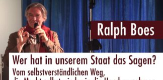 Ralph Boes – Wer hat in unserem Staat das Sagen? (25.06.2017)