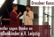 Dresdner Konzerte – Künstler sagen Danke an Straßenkinder e.V. Leipzig (27.08.2017)
