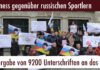 9200 Unterschriften für das IOC.