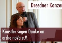 Dresdner Konzerte – Künstler sagen Danke an arche noVa e.V. Dresden