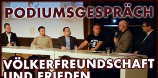 Völkerfreundschaft und Frieden – Podiumsgespräch in Bautzen (05.04.2018)