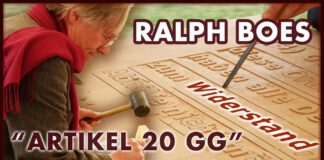 Ralph Boes: Aktion „Artikel 20 – Wir ergreifen das Grundgesetz“