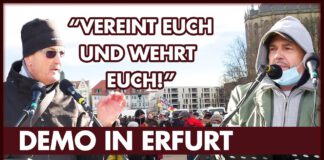 Erfurt: „Das System ist am Ende. Wir sind die Wende!“ Querdenken 361 Erfurt
