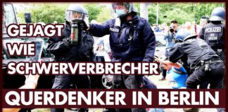 Querdenker in Berlin: Gejagt wie Schwerverbrecher #B0108 Querdenker in Berlin