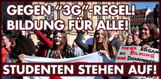 Dresden: Aufstand der Studenten gegen die 3G-Regel! Studenten Protest in Dresden gegen 3G-Regel in Bildungseinrichtungen