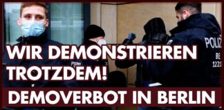 Berlin: Katz- und Mausjagd mit der Polizei Demonstrationsverbot in Berlin
