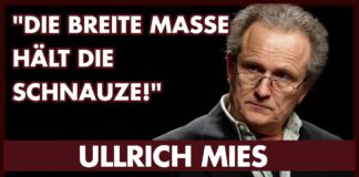 Ullrich Mies: Wir schlittern blind in den Faschismus. Ullrich Mies: Wir schlittern in den Faschismus