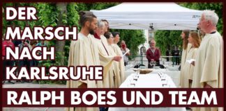 Ralph Boes und Team: Zu Fuß von Berlin nach Karlsruhe zum Bundesverfassungsgericht.