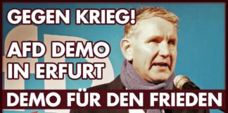 Ein Plädoyer für den Frieden | AfD-Demo in Erfurt.