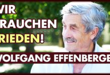 Wolfgang Effenberger: Kriege bringen keine Lösung!