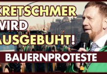 Bauernproteste: Kretschmer wird in Dresden ausgebuht