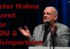 Peter Hahne warnt vor Kleinparteien und CDU⧸CSU