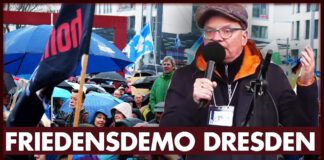 Große Demo in Dresden: Tausende Menschen für den Frieden!