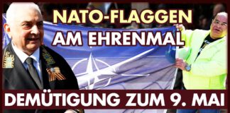 Demütigung der Russen: NATO-Flaggen am 9. Mai