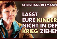 Christiane Reymann: Die Bevölkerung soll wieder kriegsfähig gemacht werden!